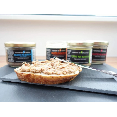Rillettes d'autruche de la Saudraye