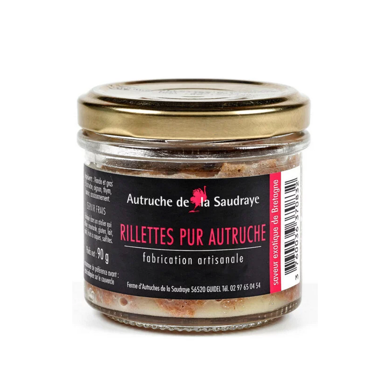 Rillettes d'autruche de la Saudraye