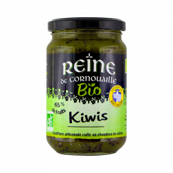 Confiture bio Reine de Cornouaille - kiwi & myrtille